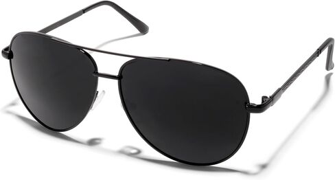 ShadyVEU Oversized Super Dark Fashion Designer Aviator Metal UV400 Mens Womens Sunglasses in Kuwait