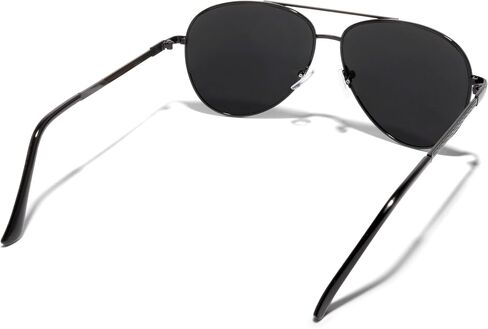 ShadyVEU Oversized Super Dark Fashion Designer Aviator Metal UV400 Mens Womens Sunglasses in Kuwait