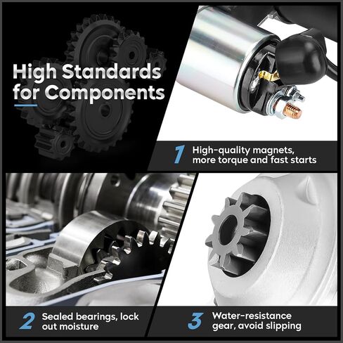 New Starter for 6.6L Chevy Diesel Truck Duramax Silverado GMC Truck Pickup Express Savana Van C5500 Topkick 2001-2017 Replaces for 17801 19140 8980023950 12638394 in Saudi Arabia