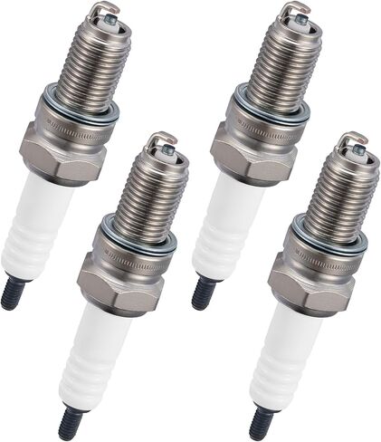 BDFHYK 4929 Spark Plugs Compatible with Honda Kawasaki Yamaha Suzuki Triumph KTM Universal Motorcycle Spark Plugs Replacement for BPR7HS Set of 4 in Saudi Arabia