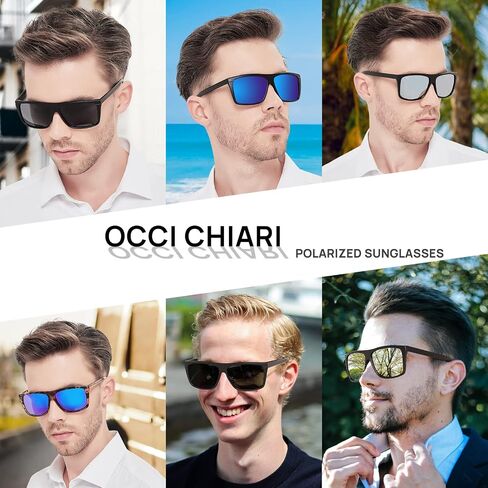 OCCI CHIARI Oversized Polarized Sunglasses Men Fashion Sun Glasses UV400 Protection in Saudi Arabia