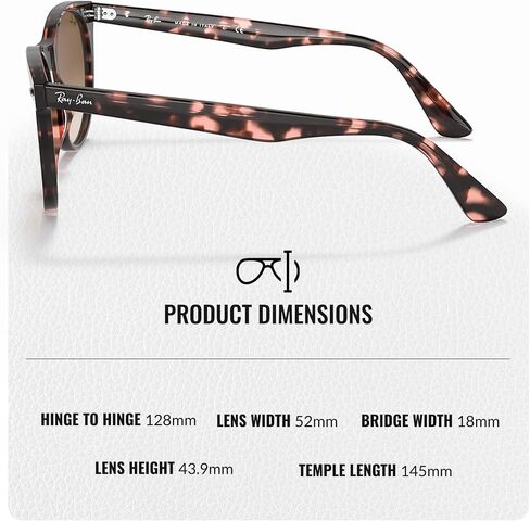 نظارات شمسية Ray-Ban RB2185 Wayfarer II Fleck Phantos Shape للرجال والنساء - نظارات شمسية كلاسيكية خالدة مع أناقة عصرية - حماية ممتازة من الأشعة فوق البنفسجية - نظارات شمسية للرجال والنساء in Kuwait