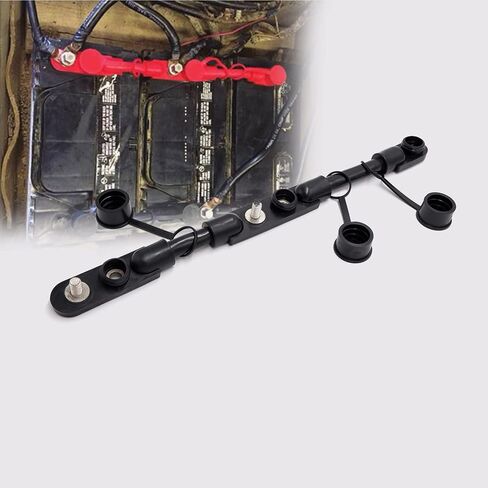 Multi- Overmolded (Black Negative) Group 31 8" 1/0 4 Battery Cable for Truck Marin Boat Yachet RV Caravan Battery Motor Trailer Bus in Kuwait