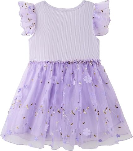 UMELOK Toddler Tutu Dress Little Girls Tulle Casual Dresses Size 3-8 Years in Kuwait