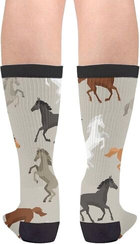 Novelty Socks Funny Crew Socks Crazy Casual Socks For Women Men in Saudi Arabia