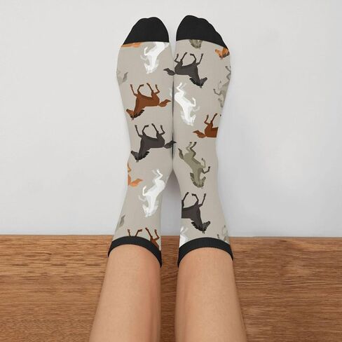 Novelty Socks Funny Crew Socks Crazy Casual Socks For Women Men in Saudi Arabia