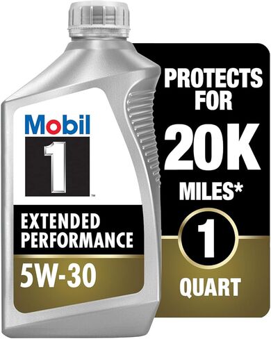 زيت محرك موبيل 1 طويل الأداء وعالي الأداء 5W-20، 1 كوارت (6 عبوات) in Kuwait