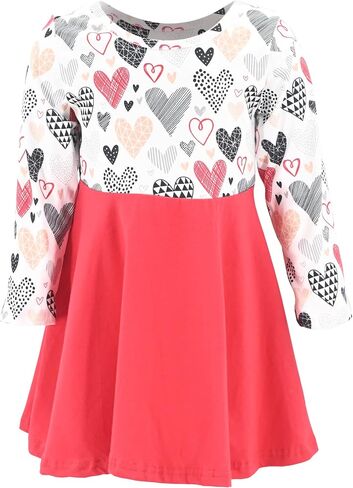Unique Baby Girls Valentines Day Fashion Hearts Tutu Dress in Saudi Arabia