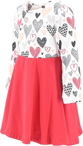 Unique Baby Girls Valentines Day Fashion Hearts Tutu Dress in Saudi Arabia
