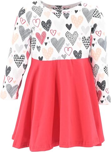 Unique Baby Girls Valentines Day Fashion Hearts Tutu Dress in Saudi Arabia