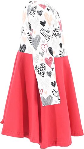 Unique Baby Girls Valentines Day Fashion Hearts Tutu Dress in Saudi Arabia