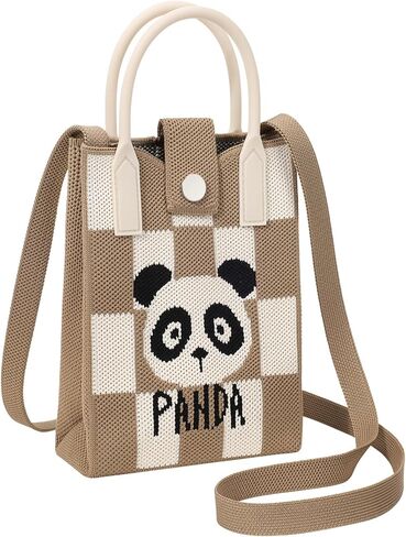 PACKISM Knitted Phone Purse – 5.1" L x 2.2" W x 6.9" H Small Purses, Stylish Cell Phone Purse Crossbody, Perfect Gift in Kuwait