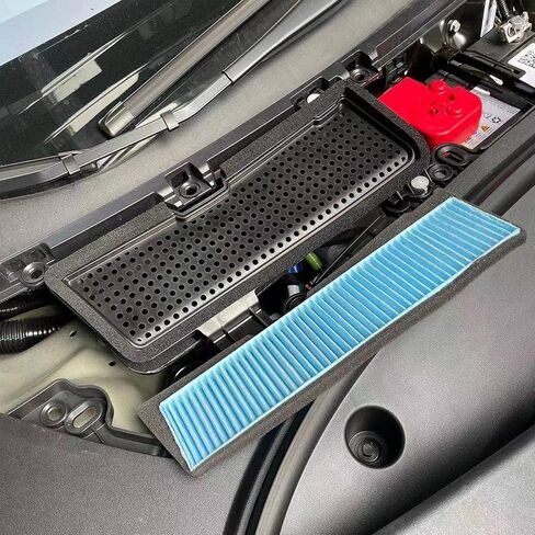 Model 3 Air Intake Filter Grille Cover Air Flow Vent Protection Frame Cover Anti-blocking Air Inlet Grill Cover for 2021 2022 2023 2024 2025 Tesla Model 3 Accessories in Saudi Arabia