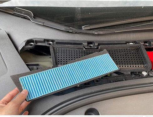 Model 3 Air Intake Filter Grille Cover Air Flow Vent Protection Frame Cover Anti-blocking Air Inlet Grill Cover for 2021 2022 2023 2024 2025 Tesla Model 3 Accessories in Saudi Arabia