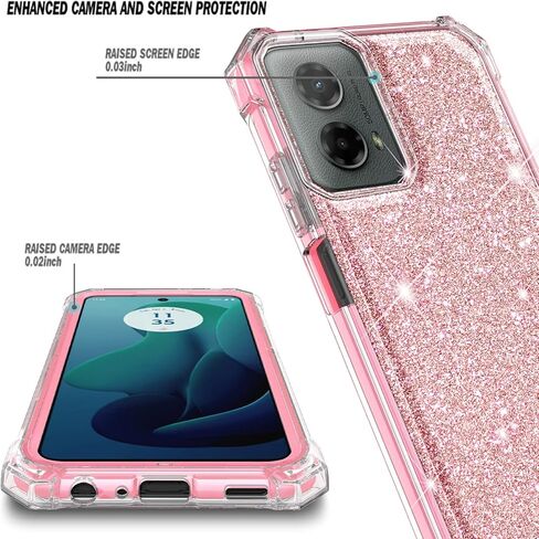 حافظة Moto G Stylus 5G 2024 مع [واقي شاشة مدمج]، حماية لكامل الجسم [تم اختبار السقوط بدرجة ميل 6FT] حافظة مقاومة للصدمات لهاتف Motorola Stylus 2024 5G (رخام خيالي) in Kuwait