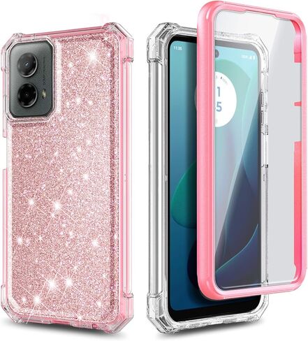 حافظة Moto G Stylus 5G 2024 مع [واقي شاشة مدمج]، حماية لكامل الجسم [تم اختبار السقوط بدرجة ميل 6FT] حافظة مقاومة للصدمات لهاتف Motorola Stylus 2024 5G (رخام خيالي) in Kuwait