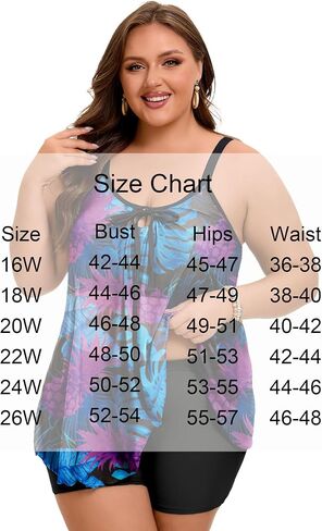 Arolina Women's Plus Size Tankini Swimsuits Mesh See Through Modest Two Piece Bathing Suits Front Tie Flowing Swimwear in Saudi Arabia