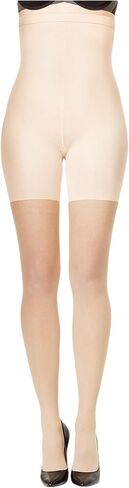 SPANX High Waist Shaping Mid-Thigh Sheers - Comfortable Tummy Control Shapewear - Sheer Pantyhose - No Visible Panty Lines - Color S4 - Size D in Saudi Arabia