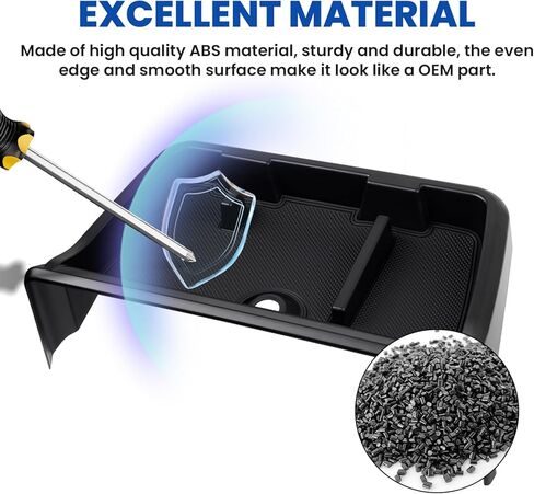 Autorder Center Console Dash Organizer for 2024 2025 Toyota Grand Highlander Accessories Dashboard Insert Tray with Cellphone Holder Storage Box with Anti-Slip Mat in Kuwait