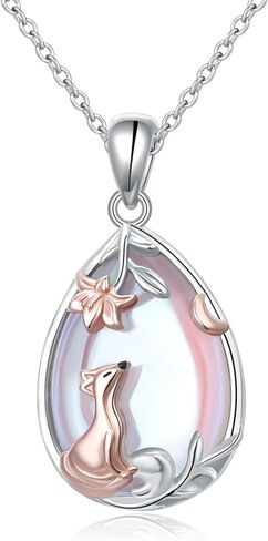 Alphm 925 Sterling Silver Chicken Capybara Raccoon Highland Cow Axolotl Necklace Cute Animal Necklace Jewelry for Women in Kuwait