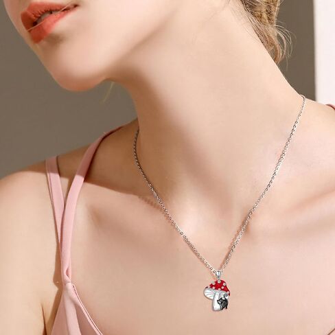 Alphm 925 Sterling Silver Chicken Capybara Raccoon Highland Cow Axolotl Necklace Cute Animal Necklace Jewelry for Women in Kuwait