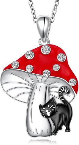 Alphm 925 Sterling Silver Chicken Capybara Raccoon Highland Cow Axolotl Necklace Cute Animal Necklace Jewelry for Women in Kuwait