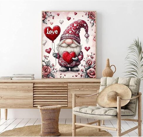 Harvest gnome Paint by Number for Adults Beginner,Falling Leaves and Mushrooms Paint by Numbers,Fall Decor Paint by Numbers Kits Suitable for Thanksgiving Day Decoration without Frame 16x20 Inch in Saudi Arabia