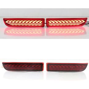 LED Rear Bumper Reflector Light Tail Brake Turn Signal Light Rear Fog Lamp For Toyota Avensis Alphard Estima RAV4 PREVIA