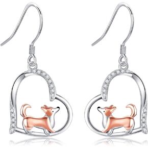 Bunny Earrings Sterling Silver Moonstone Rabbit Drop Dangle Earrings Animal Jewelry Easter Gifts for Women Girls in Kuwait