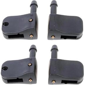 4 PCS Front Windshield Wiper Arm Washer Nozzles Jet Spray Universal for Wiper Arm 12mm Hook for Renault Espace 3 for VW Crafter Smart
