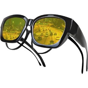 Polarized Fit Over Glasses Sunglasses for Women Men