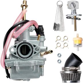 TTR90 Carburetor for Yamaha TTR 90 TTR90 2000-2003 TTR90E 2003-2005 5HN-14101-00-00 5HN-14101-10-00 with Air Filter & Valve Petcock