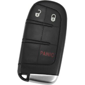 Keyless Entry Remote for Jeep Grand Cherokee 2014-2022 433Mhz M3N40821302 3 Button Reusable | Control Replacement Car Key Fob 1 Pcs for Dodge Durango 2014-2022