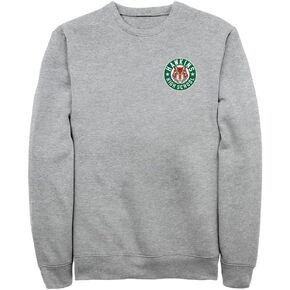 Netflix Stranger Things Hawkins High Tiger Emblem Mens Pullover Crew Fleece