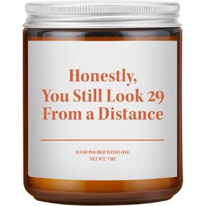 30th Birthday Gifts for Her Him,30th Birthday Gifts for Women,30 Year Old Birthday Gifts for Women,30th Birthday Gifts for Wife Husband Sister Brother Friend-7 OZ Handmade Lavender Birthday Candle
