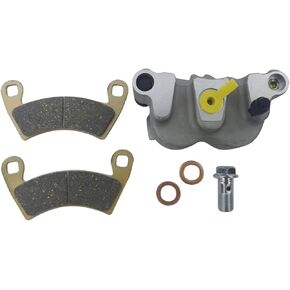M MATI Front Right Brake Caliper with Pads without Mounting Bracket for Polaris Ranger 4X4 500 EFI 570 4X4 700/800 900 902D 1000 HST RZR 4 800 900 1000 XP/XP 4/S4 RS1 GEM GENERAL 1000 Pro XD 1911284