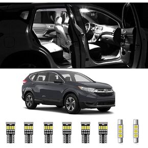 AWALITED 10pcs CRV Interior LED Lights Kit Super Bright LED Map Dome Light Bulbs for Honda CR-V 2013 2014 2015 2016 2017 2018 2019 2020 2021 all models
