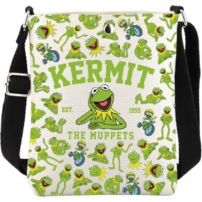 VAMSII Movie Inspired Gift Kermit Est 1955 The Muppets Crossbody bag Kermit Lover gift