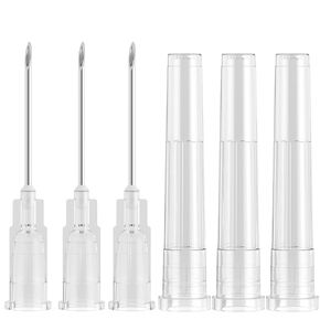 100Pack 18 Guage 1 Inch Needle for Lab Measuring, Refilling Ink, Industrial and Crafts Individually Packed