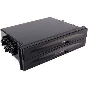 Storage Box Single Din Cup Holder Car Vehicle Multifunctional Double Din Radio Pocket Drink Cup Holder Universal Storage Box Car Radio Blanking Plate