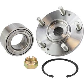 TRQ Front Wheel Bearing & Hub Kit for Hyundai Santa Fe Tucson Kia Sportage