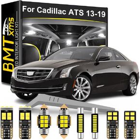 LED Interior Light Kit Replacement for CADILLAC ATS 2013 2014 2015 2016 2017 2018 2019, Super Bright 6000K White