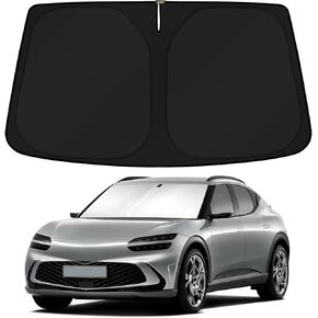 KUST Custom Fit Windshield Sun Shade for 2023-2024 2025 Genesis GV60 SUV Accessories Sunshade Sun Visor Protector Foldable Blocks UV Rays Keep Your Car Cooler