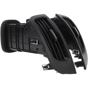 1 Pair Center Dash Air Vent, Front Center Air Vent 974401X500WK Dashboard Ac Outlet Grille Replacement for Kia Forte 2008‑2012