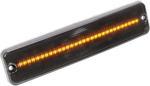 HECASA Pair LED Side Marker Light Compatible with 1987-1995 Jeep Wrangler YJ Replacement for CH2550105 56001424 Front Side Light Lamp 2Pcs Driver&Passenger Side - Clear Lens in Saudi Arabia