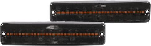 HECASA Pair LED Side Marker Light Compatible with 1987-1995 Jeep Wrangler YJ Replacement for CH2550105 56001424 Front Side Light Lamp 2Pcs Driver&Passenger Side - Clear Lens in Saudi Arabia