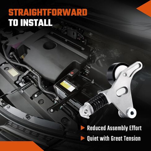 Belt Tensioner Assembly with Pulley Fit for Toyota Camry 2012-2017,Fit for RAV4 2009-2018, Sienna 2011-2013, Fit for Lexus NX300h & Scion tC &Venza 2009-2015, Replace# 1662036010 in Kuwait