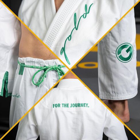Gold BJJ Comp380 Gi - Lightweight IBJJF Legal Jiu Jitsu Gi for Men and Women in Kuwait