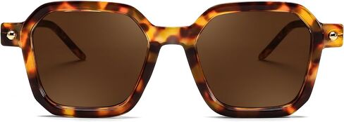 FEISEDY Vintage Square Sunglasses Men Women Classic Retro Trendy Large Frame UV400 Sun Glasses B0154 in Saudi Arabia