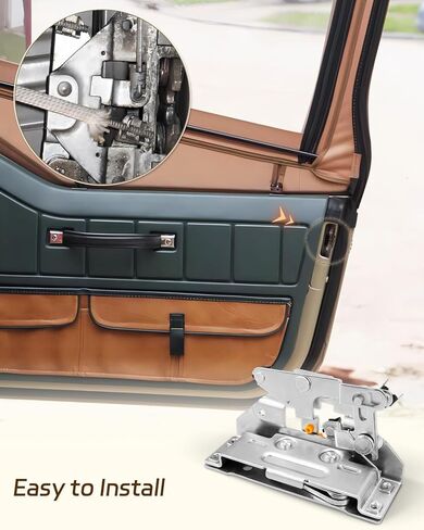 مشغل مزلاج قفل الباب بالكامل مناسب لسيارة جيب رانجلر 1991 1992 1993 1994 1995، جانب الركاب الأيمن الأمامي 55074948 in Kuwait